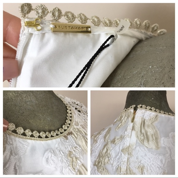 Elie Tahari Women’s Larsa Dress Sz 10 Cream NWT - Picture 5 of 8